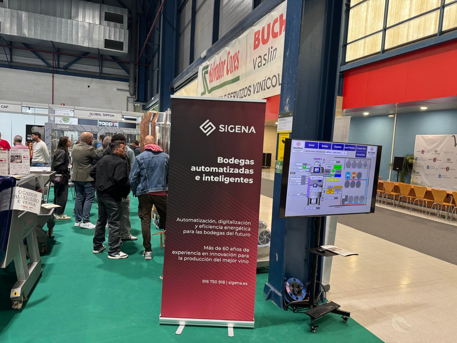 SIGENA participa en VINTEC 2026 de la mano de Salvador Cores para acercar la automatización a las bodegas gallegas